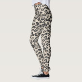 Leopard Print Women'sレギンス レギンス (左)