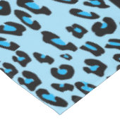 Leopard Print、Zebra Print、アニマルプリント、Blue テーブルクロス (アングル)