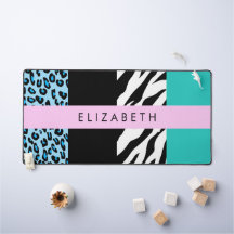 Leopard Print、Zebra Print、Blue、Your Name