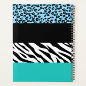 Leopard Print、Zebra Print、Blue、Your Name プランナー手帳 (裏面)