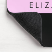 Leopard Print、Zebra Print、Green、Your Name マウスパッド (コーナー)