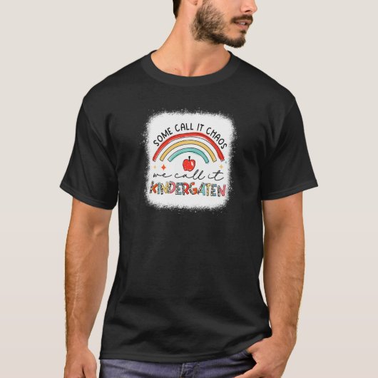 Leopard Rainbowいくつかの呼び出しカオス私たちは親切と呼ぶ Tシャツ (正面)