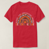 Leopard Rainbow 7th Grade Where The Adventure Begi Tシャツ (デザイン正面)