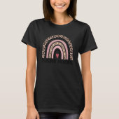 Leopard Rainbow Assistant Principal Last Day Of Sc Tシャツ (正面)