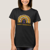 Leopard Rainbow Lupus Warrior Tシャツ (正面)