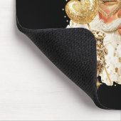 Leopard Santa Christmas Funny Gift For Women, Girl マウスパッド (コーナー)