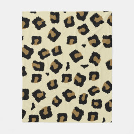 Leopard Seamless Pattern  フリースブランケット