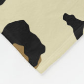 Leopard Seamless Pattern  フリースブランケット (角)