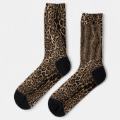 Leopard sheeta animal print sock ソックス (左)
