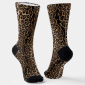 Leopard sheeta animal print sock ソックス (傾斜あり)