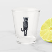 Leopard shot glass ショットグラス (正面)