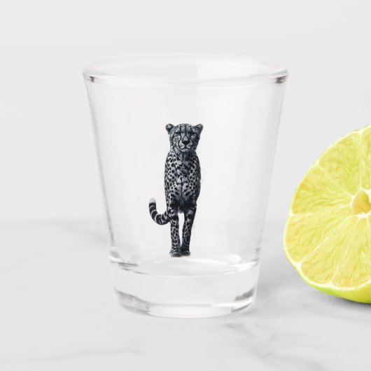 Leopard shot glass ショットグラス (正面)