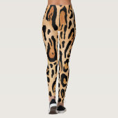 Leopard Skin：タイムレスシームレスパターン レギンス (裏面)