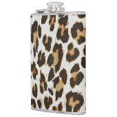 Leopard Skin:ヴィンテージシームレスなテクスチャ フラスク (左)