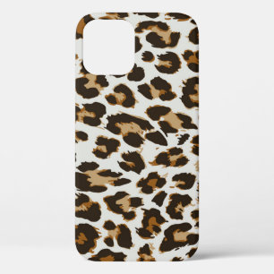 Leopard Skin:ヴィンテージシームレスなテクスチャ iPhone 12ケース