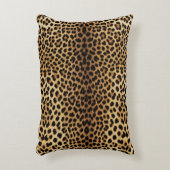 Leopard Skin Pattern アクセントクッション (正面(垂直))