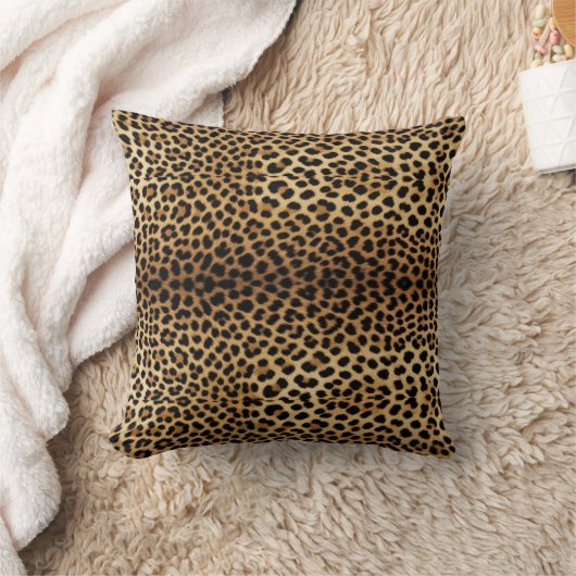 Leopard Skin Pattern クッション (ブランケット)