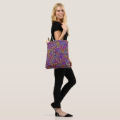 Leopard skin pattern. Repeating seamless animal ba トートバッグ (モデル)
