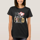 Leopard Softball Mom My Heart Is On That Field Bas Tシャツ (正面)