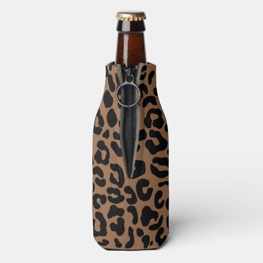Leopard Spot Skin Print Personalized ボトルクーラー (ボトル裏面)
