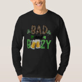 Leopard St Patrick's Day Bad And Boozy Beer Drinki Tシャツ (正面)