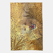 Leopard Territory 1 キッチンタオル (縦)