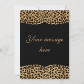 Leopard Thank サンキューカード (裏面)