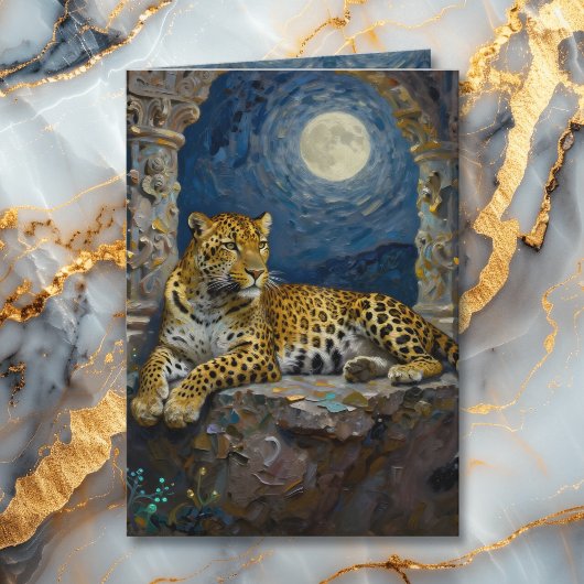 Leopard Themed | Happy Father's Day カード