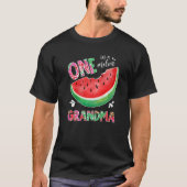 Leopard Tie Dye One In A Melon Grandma Watermelon Tシャツ (正面)