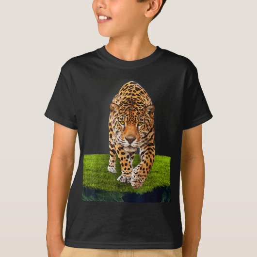 leopard tiger cheetah gift tシャツ (正面)