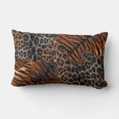 Leopard tiger skin trendy ランバークッション (裏面)