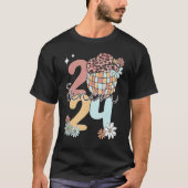 Leopard Western Disco Ball Senior 2024 Tシャツ (正面)