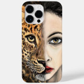 Leopard Woman iPhoneケース Case-Mate iPhoneケース (裏面)