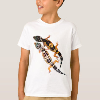 Leopardgecko Pärchen Tシャツ