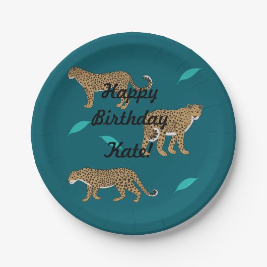 Leopards ペーパープレート (正面)