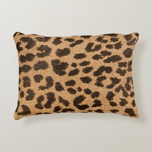 Leopartパターン アクセントクッション (正面)