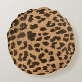 Leopartパターン ラウンドクッション (裏面)
