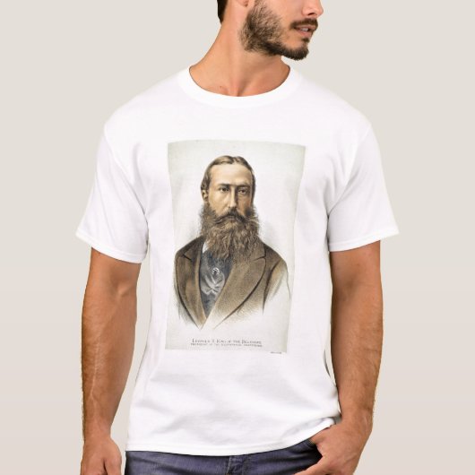 LeopoldのポートレートII (1835-1909年)、Belgiuの王 Tシャツ (正面)