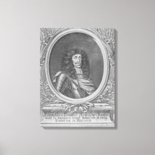 Leopold Iの神聖ローマ皇帝 キャンバスプリント