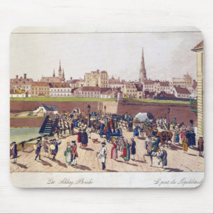 Leopoldstadt、ウィーン1780年の橋 マウスパッド