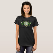 Leopsrd運が良くない単に賛美St patricks信仰 Tシャツ (正面フル)