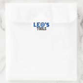 Leo's Tools クラシック Round Sticker ラウンドシール (バッグ)