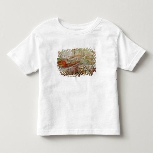 Lepantoの戦い、1571年1600年10月 トドラーTシャツ (正面)
