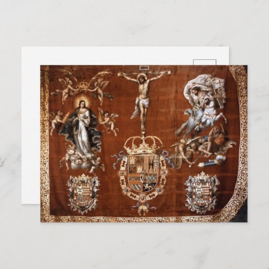 Lepantoスペインのポストカードのバナー ポストカード (正面/裏面)