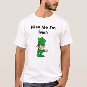 leperchaunsは、私によってがアイルランド語である私に接吻します tシャツ