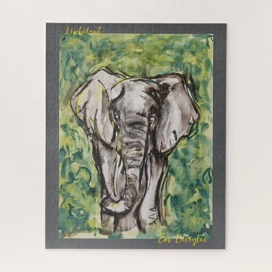 Léphélant ジグソーパズル (縦)