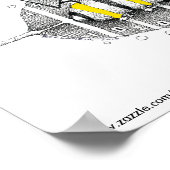 Lepidoptera Pittsburghia-Zazzle, www.zazzle.com... ポスター (角)