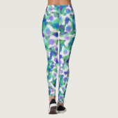 LEPOARD色の点 レギンス (裏面)