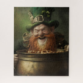 leprechaun金ゴールドジグソーポットのパズルを見つける ジグソーパズル