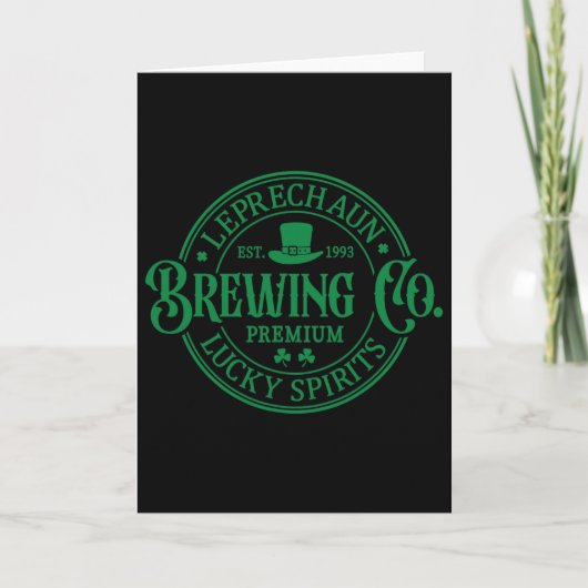 Leprechaun Brewing Co St. Patrick's Day Celebratio カード (正面)